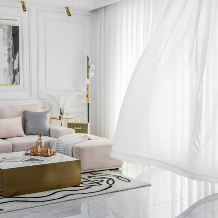 Qual é o sentido das cortinas transparentes?