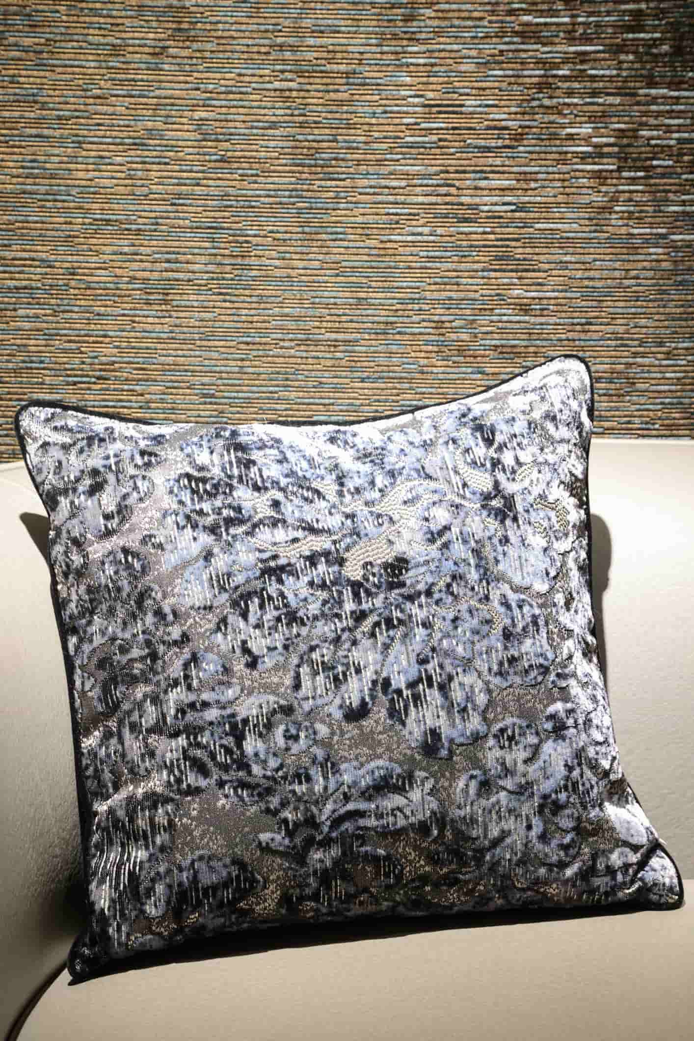 Luxo de alta qualidade corte veludo dourado tecido flor ameixa padrão ecológico para cama sofá cortina tecido